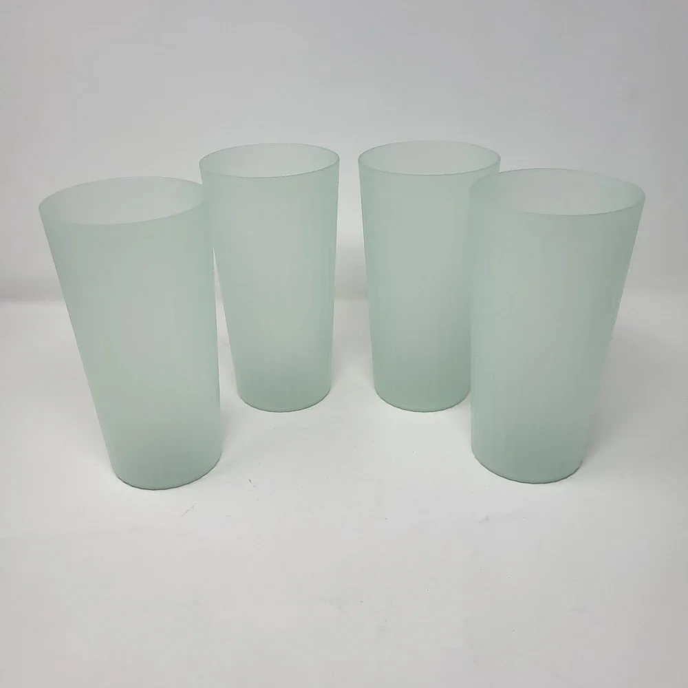 4 Target Tumblers Plastic 24 Oz. Light‎ Mint Green Indoor Outdoor Picnic Camping